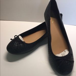 Girl MIA  Brandy Black ballet slip ons